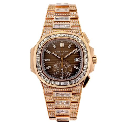 authentic mens patek philippe geneve diamonds rose gold automatic watch|vintage Patek Philippe watches.